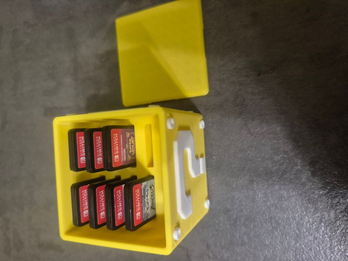 Boîte de rangement jeux switch Noire - photo numéro 2