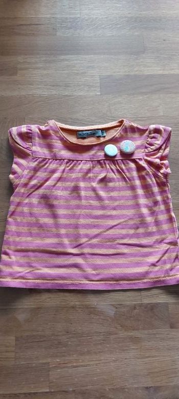 Joli tee-shirt fantaisie manches courtes bébé fille 24 mois