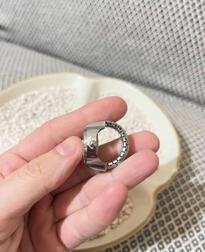 Bague Montre Vintage en Acier Inoxydable - photo numéro 3