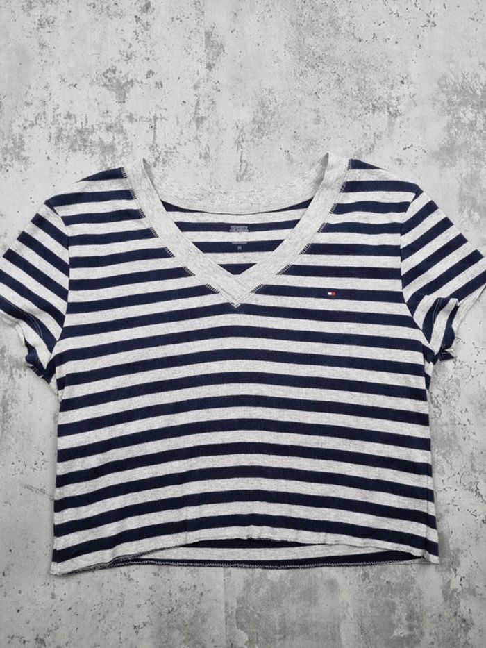 Crop top rayé Tommy Hilfiger – Taille M/38 Femmes - photo numéro 3