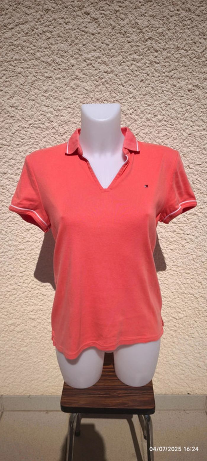 Polo Tommy Hilfiger Taille M Rose