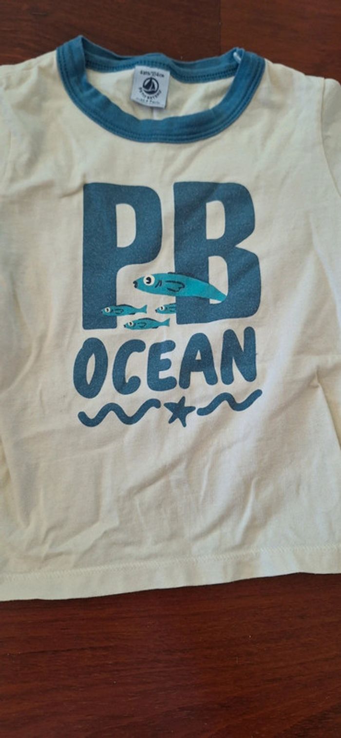 Tee-shirt petit bateau 4 ans - photo numéro 2