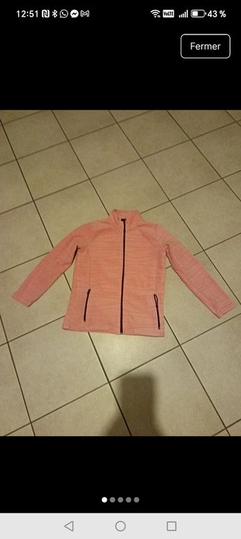 Veste polaire 10 ans