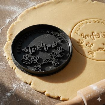 Emporte-pièce Te Amo personnalisé pour biscuits et pâtisserie - 8 cm