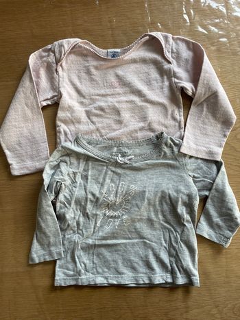 2 maillot de corps fille 24 mois
