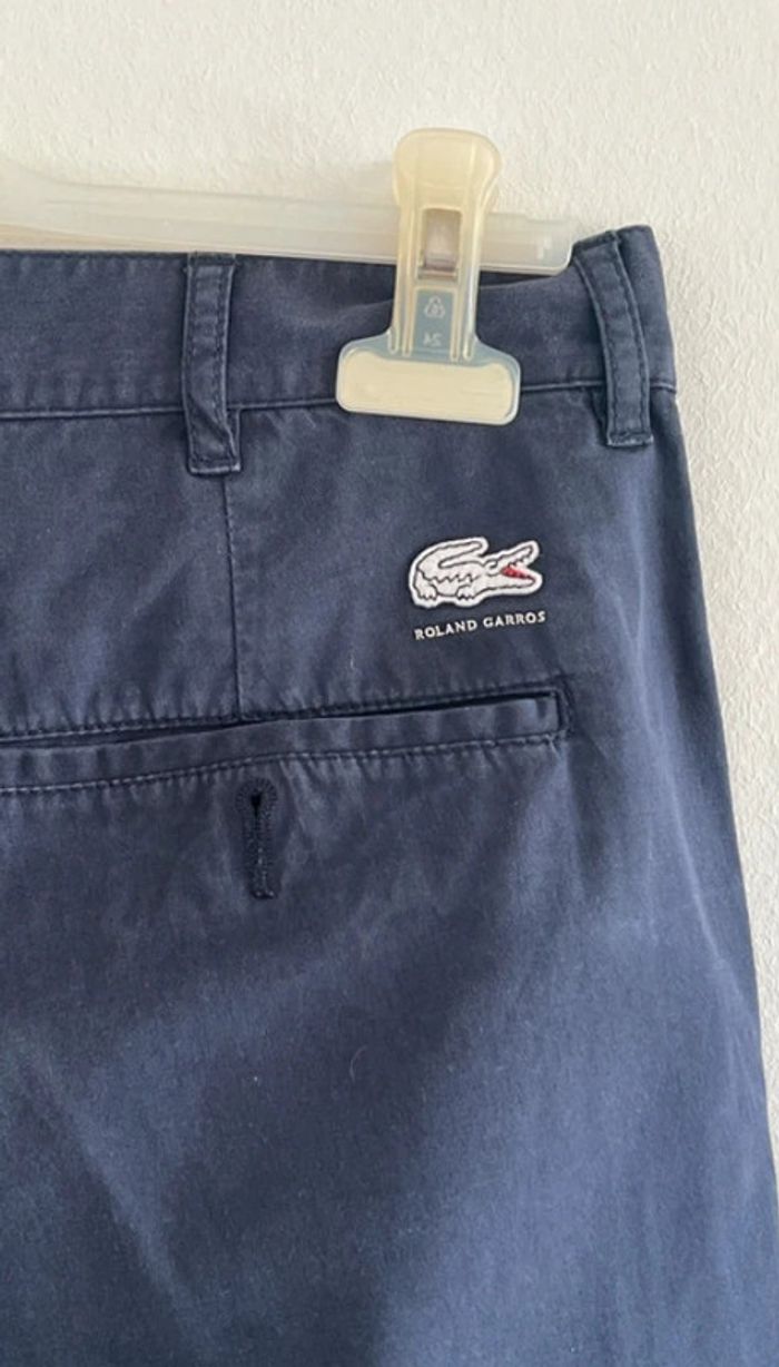Pantalon chino Lacoste bleu marine - photo numéro 5