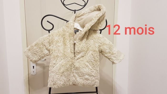 Manteau imitation fourrure