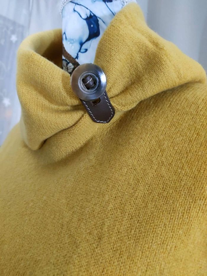 Pull Fabiana Filippi Taille 36 – Luxe Italien en Laine ou Cachemire, Jaune Moutarde Chic ! - photo numéro 3