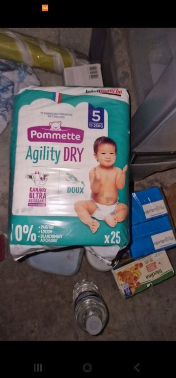 4paquets de couches pommette 5