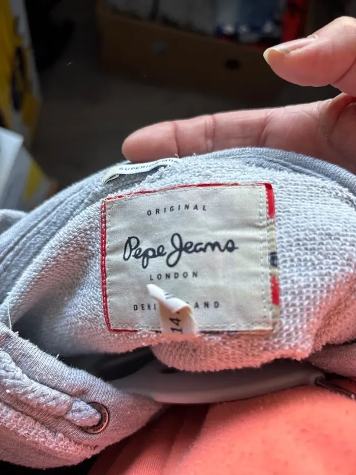 Sweat-shirt capuche garçon 14 ans Pépé jeans - photo numéro 3