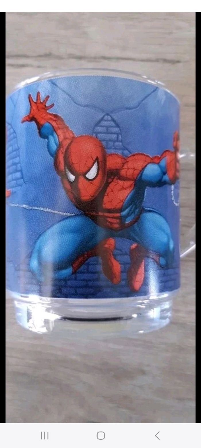 Tasse spiderman bleu