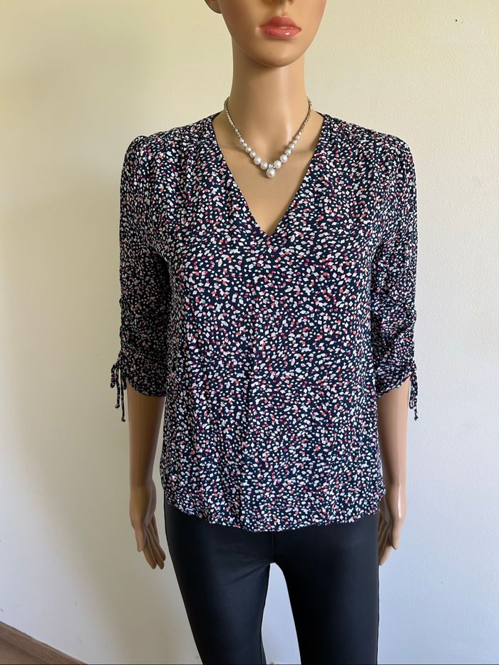 Blouse imprimée à manches courtes Esprit taille française 34 jamais portée