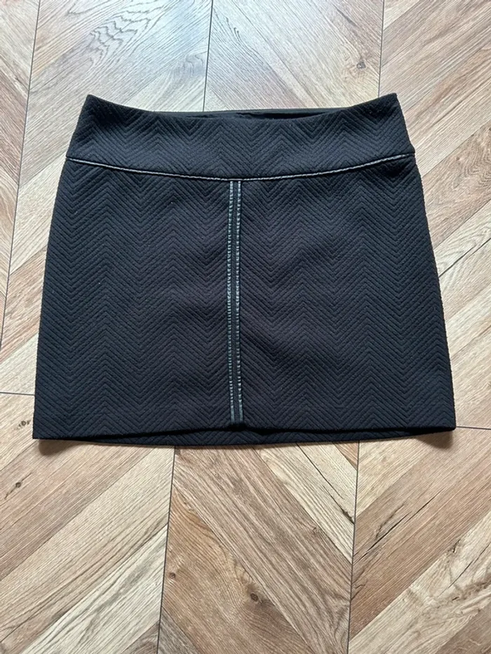 Jupe courte noire Phildar - photo numéro 6