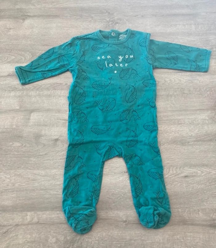 Pyjama 1 pièce coton 12 mois kiabi