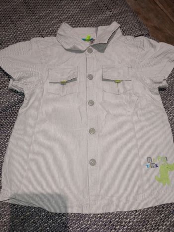 Chemise manches courtes 23 mois