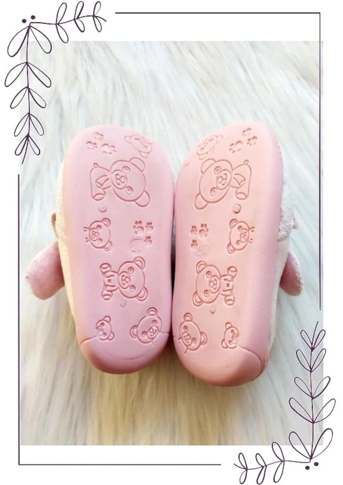 Chaussons montants bottillons à scratch licorne bébé fille pointure 24 - photo numéro 4