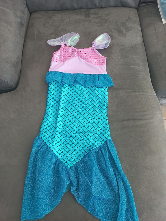 Robe déguisement ariel petite sirène 4 ans