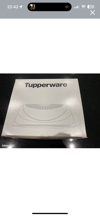 Cave à fromage Tupperware