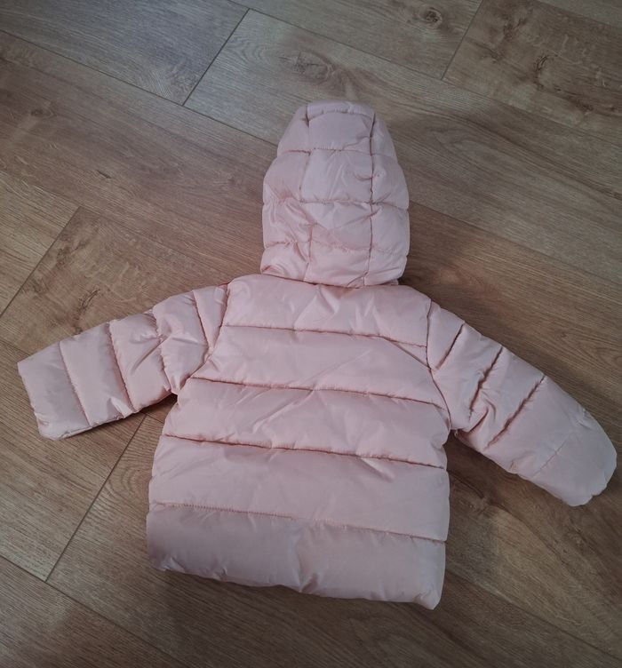 Doudoune bébé rose pâle 12 mois (73/76cm) - photo numéro 2