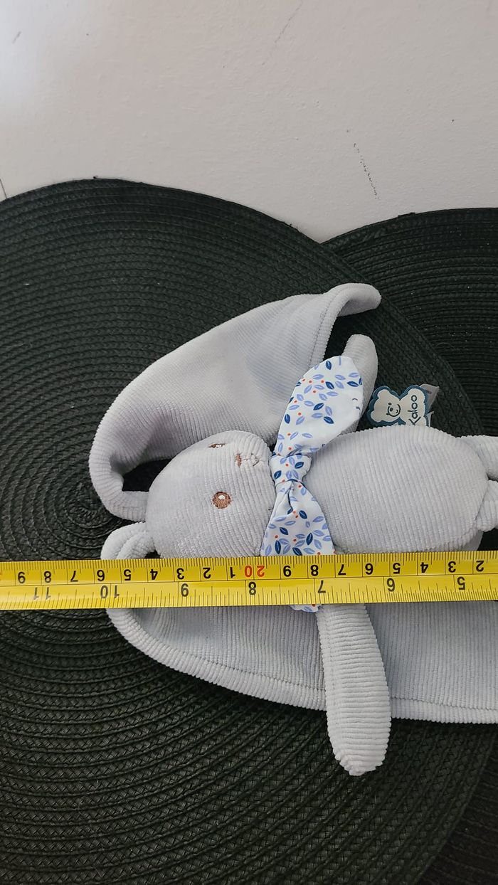 Kaloo Lapinoo Peluche Petit Lapin Bleu - 25 cm - photo numéro 2