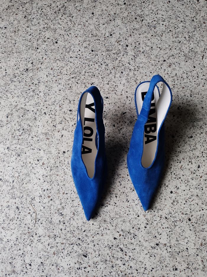 Chaussure en dain bleu - photo numéro 2