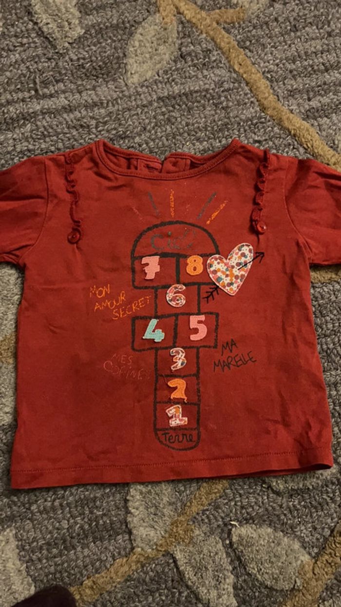 Haut bébé fille sergent major