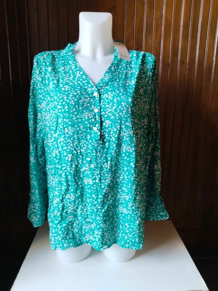 Superbe blouse tunique femme marque Melya Melody taille 50/52 - photo numéro 3