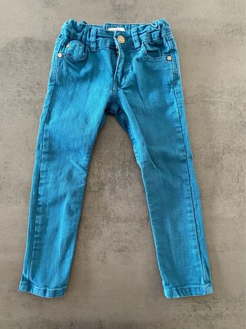 Pantalon turquoise DPAM 3 ans
