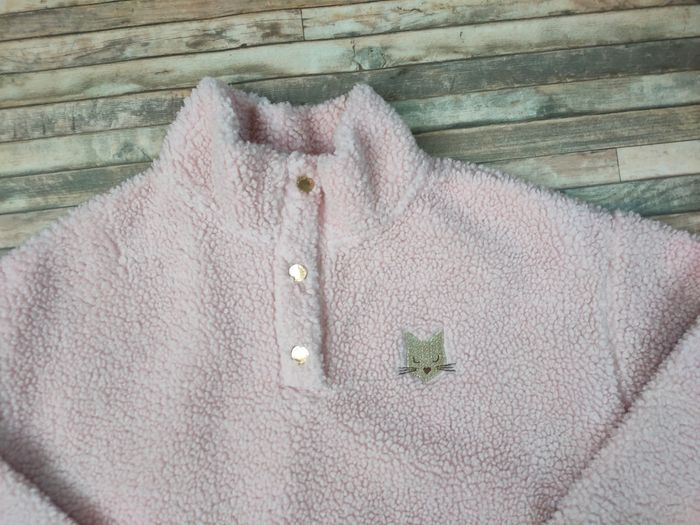Pull Sherpa chaud rose Okaïdi 8 ans - photo numéro 2