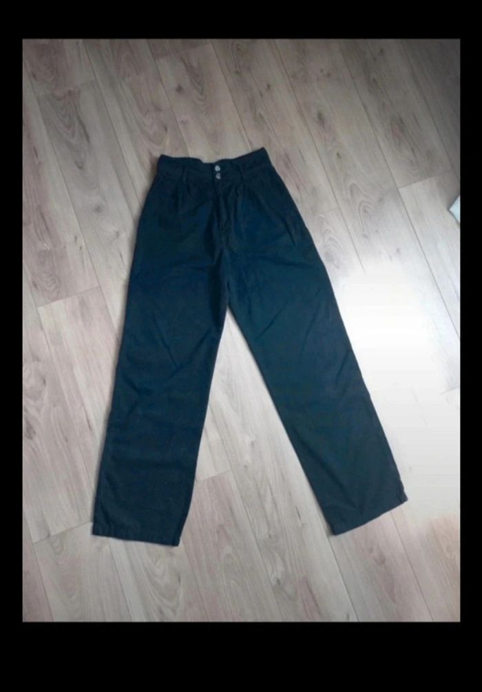 pantalon noir stradivarius neuf - photo numéro 3