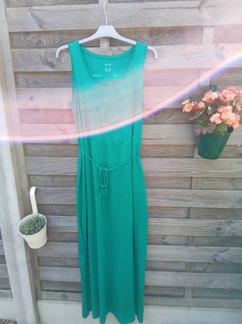 Robe longue verte  '' Esmara''