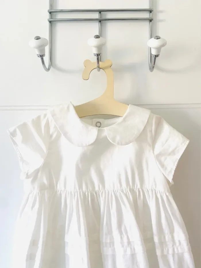Robe blanche cérémonie Petit Bateau neuve - photo numéro 3