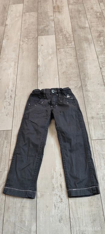 Pantalon gris foncé Lulu castagnette T3A