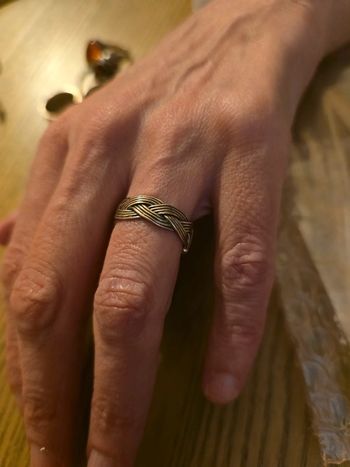 Bague argent taille 56