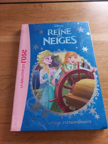 Livre bibliotheque rose 6/8 ans reine des neiges  tome 4
