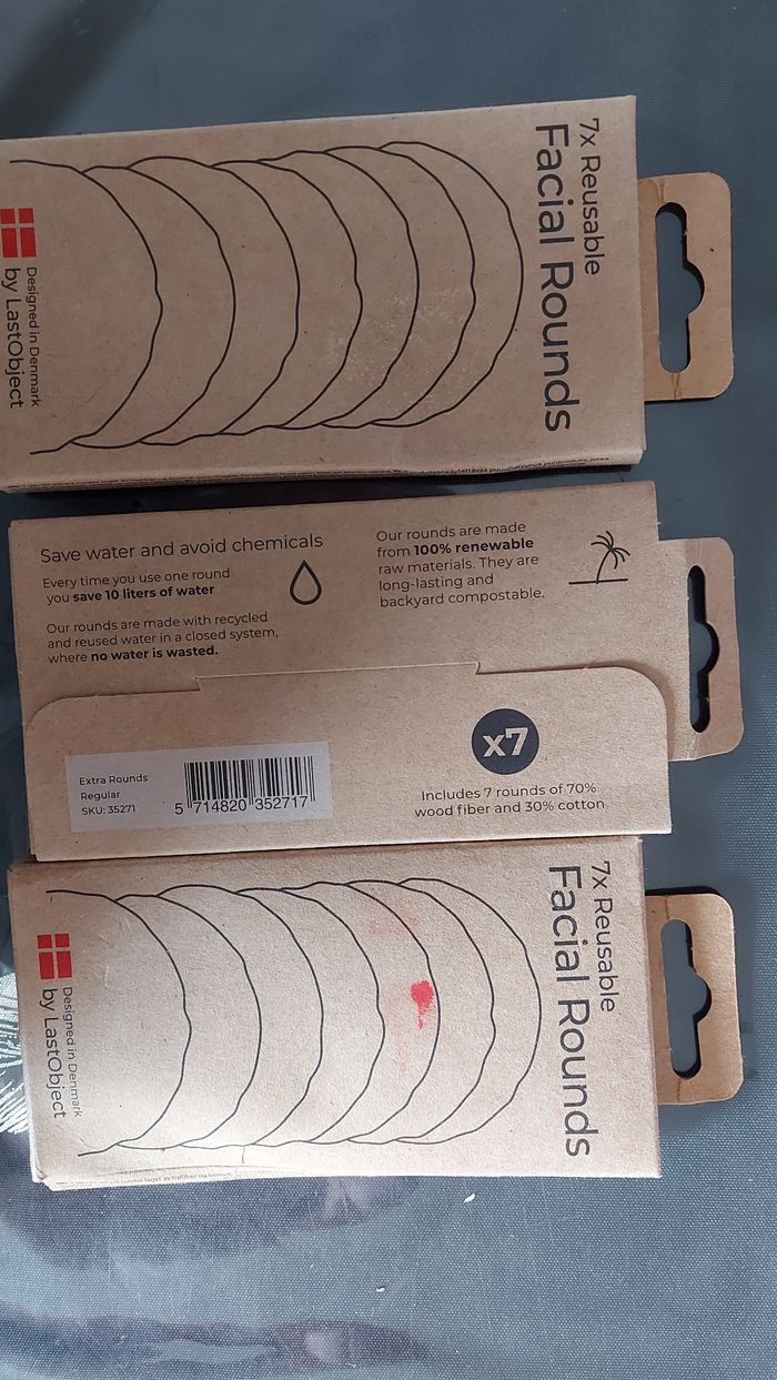 Lot de disques démaquillants