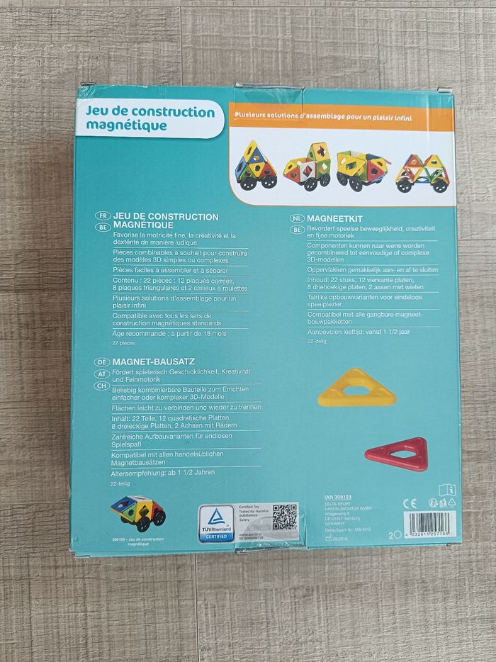 Jeu de construction magnétique playtive - photo numéro 2