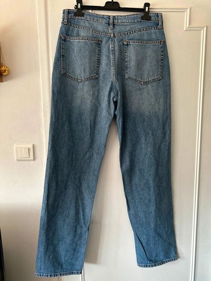 Jean brut coupe droite bleu taille W31/32 40 ASOS Design - photo numéro 5
