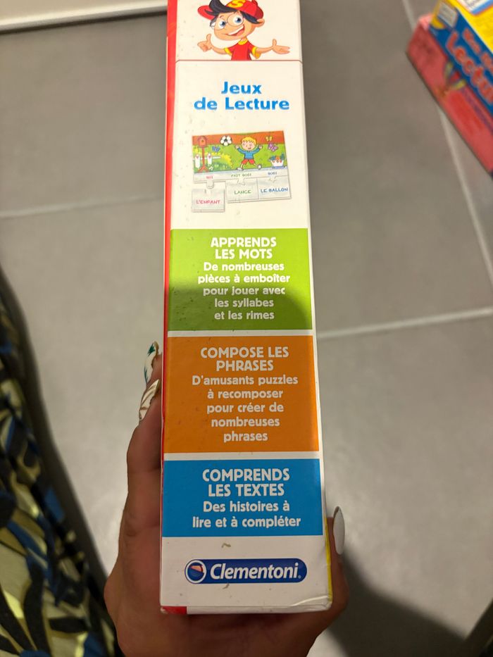 Jeu de lecture 5-7 ans jeu éducatif petit savant clémentoni - photo numéro 3