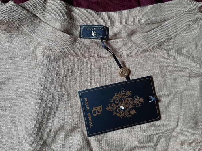 PAUL BRIAL - Robe en maille chaude tricolore  Taille 42 - photo numéro 7