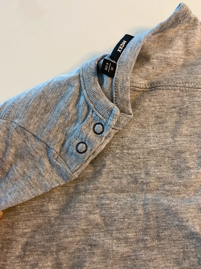 Tee shirt ML Mexx gris 2 ans - photo numéro 5