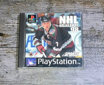 NHL Breakaway 98 jeu PS1 Sans notice Sony