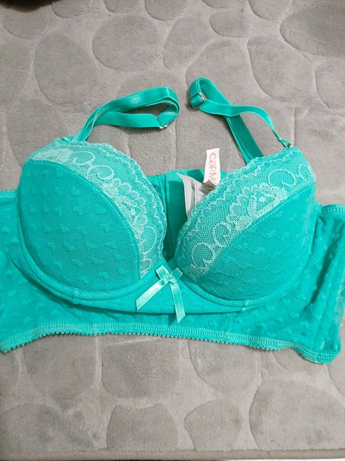 Soutien gorge vert Carmel - photo numéro 2