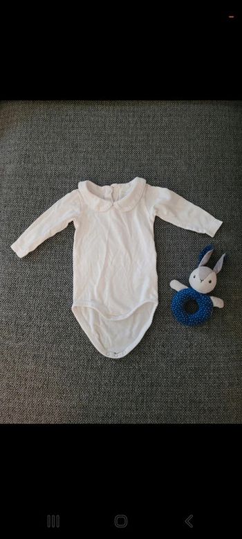 Magnifique body manches longues à col 6 mois