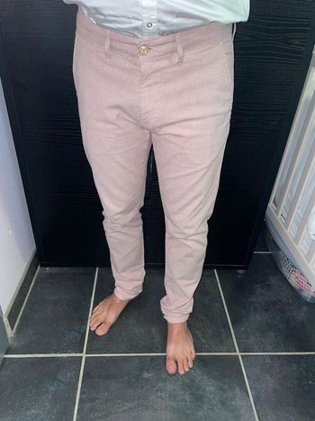 pantalon rose clair izac