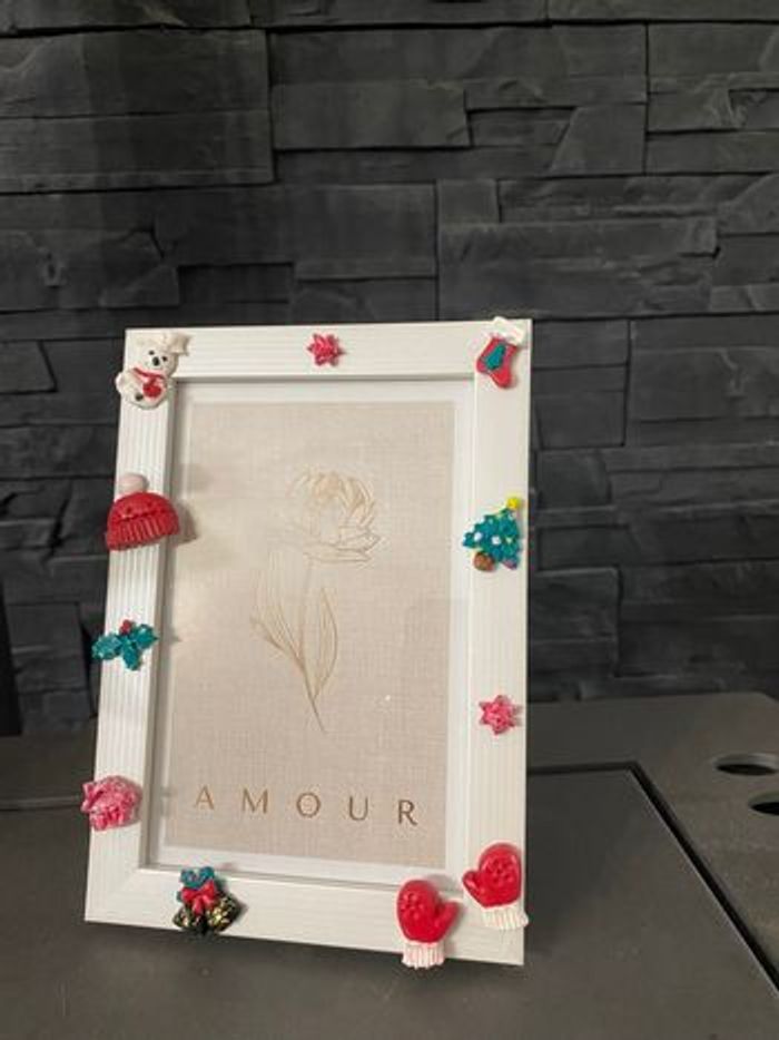 Cadre noël fais main