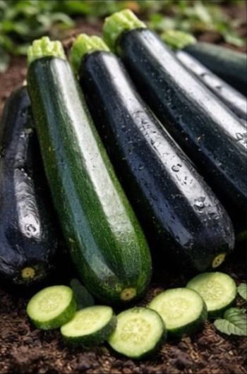 Courgettes vert foncé 8 graines 