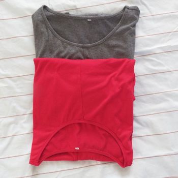 2 robes rouge et grise Shein, Taille XL
