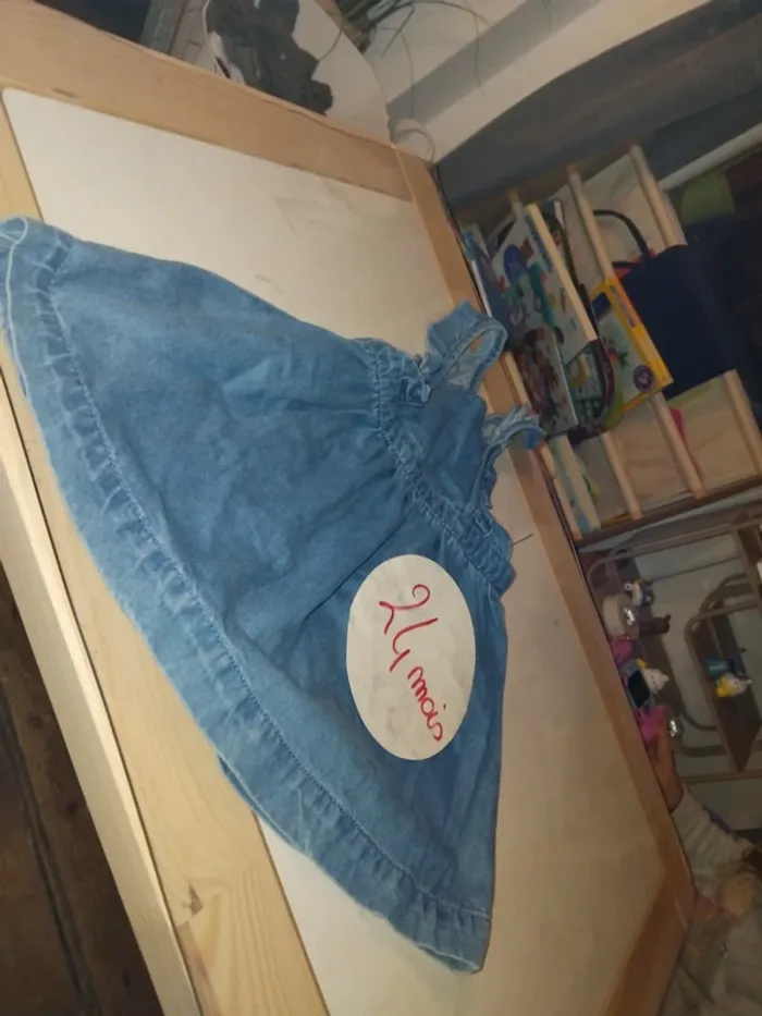 Robe en jeans