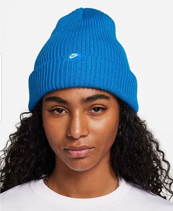 Magnifique bonnet mixte adulte  bleu nike